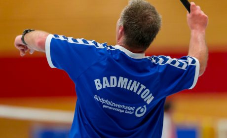 Badminton: Rudolf Schneider, Wörth Südpfalz Werkstatt, im Finale in der Klasse 'Herren, Senioren 1'. (Foto: SOD/Sascha Klahn)