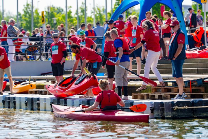 Die Kanu-Wettbewerbe der Special Olympics Kiel 2018 werden an der Hörn auf der Kieler Innenförde ausgetragen. (Foto: SOD/Sascha Klahn)